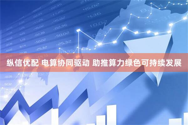 纵信优配 电算协同驱动 助推算力绿色可持续发展